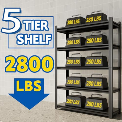 72''H Garage Shelving Heavy Duty (5 Count)
