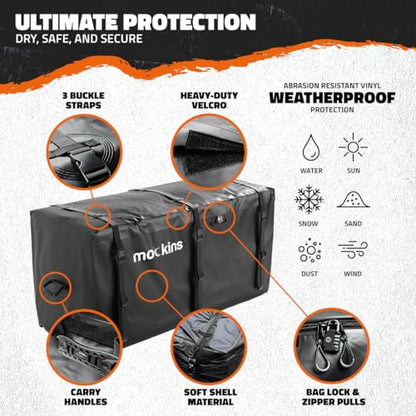 25 Cu Ft XL Heavy Duty Trailer Hitch Cargo Carrier Bag All (9.7101 Sq Ft)