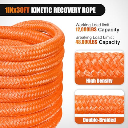 Kinetic Recovery Rope Kit with D
