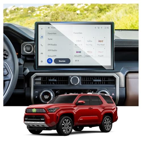 Matte Screen Protector for Toyota Tacoma 14" Display Touchscreen Matte Tempered Glass Compatible with 2024 2025 2026 Toyota Tacoma Accessories