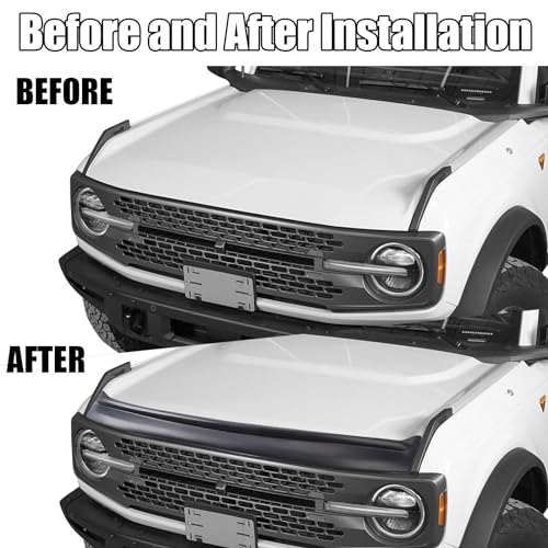 Hood Deflector Hood Protector for Ford Bronco 2