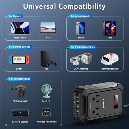 200W Car Power Inverter