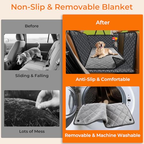 Hard Bottom Dog Car Seat Cover