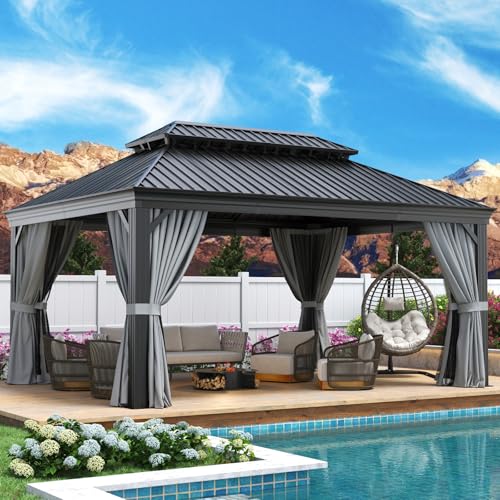 12' X 16' Hardtop Gazebo with Drainage