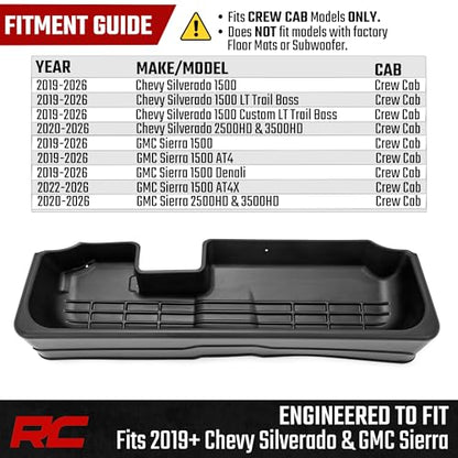 Under Seat Storage for 19