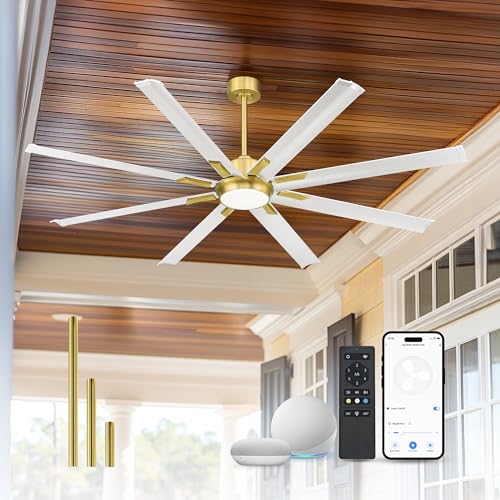 72 Inch Large Ceiling Fan with Light