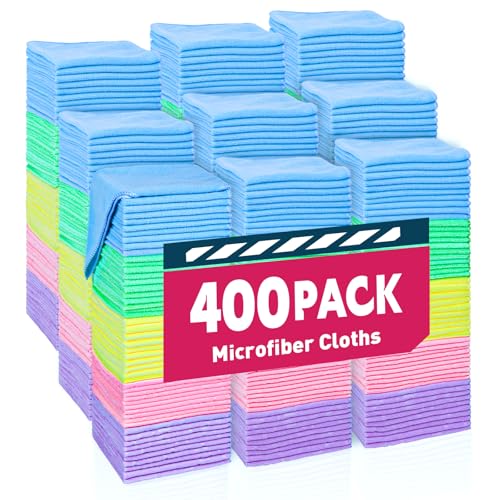 Microfiber Towels Bulk (400 Count)
