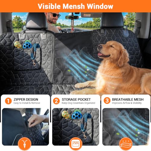56" Dog Seat Cover for Back Seat