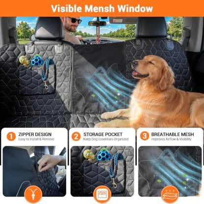 56" Dog Seat Cover for Back Seat