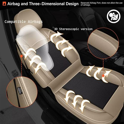 2 Front Seat Covers Fit for Mitsubishi Mirage 2015