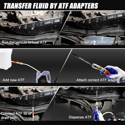 Transmission Fluid Pump Pneumatic Extractor and Dispenser Tool Kit
