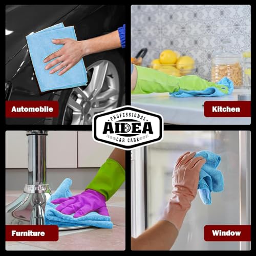 Microfiber Cleaning Cloth Blue 10PK (10 Count)