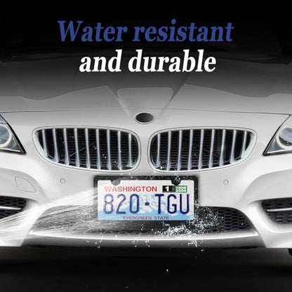 2 Pack Black License Plate Frame