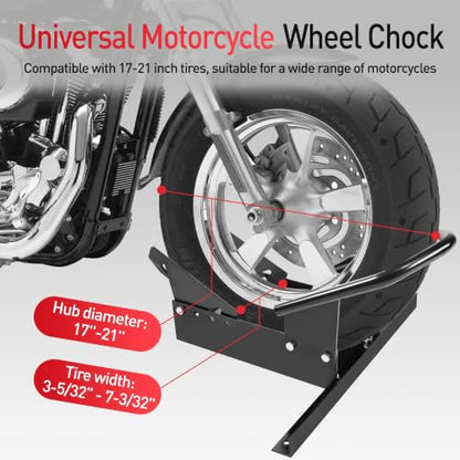 Motorcycle Wheel Chock for Trailer
