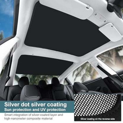 Roof Sunshades for Tesla Model 3 2026 (12 Count)
