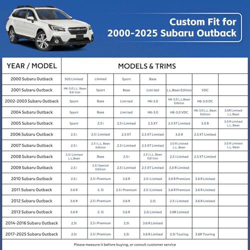 10 Layers SUV Car Cover Custom Fit for Subaru Outback