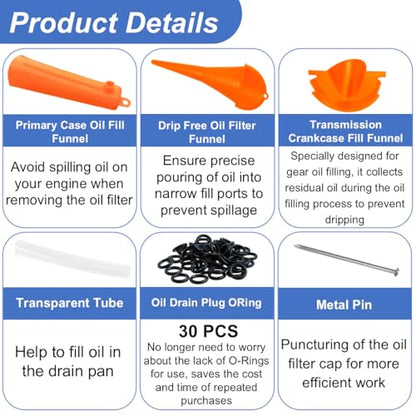 Oil Change Tool Kit for Harley Davidson Accessories