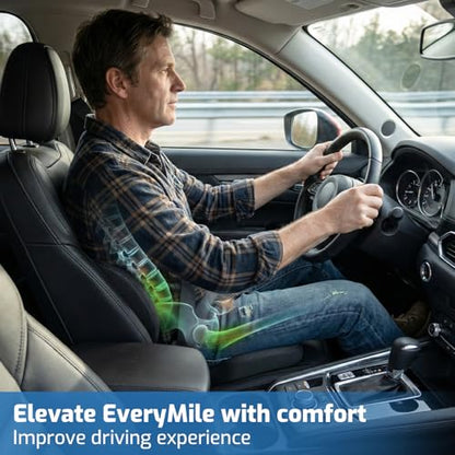 Seat Cushion with Lumbar Support Pillow