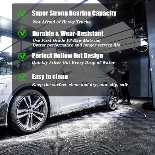Interlocking Garage Floor Tiles (24 Unit Count Type)