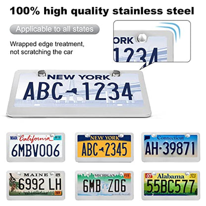2 Pack License Plate Frames (2 Count)