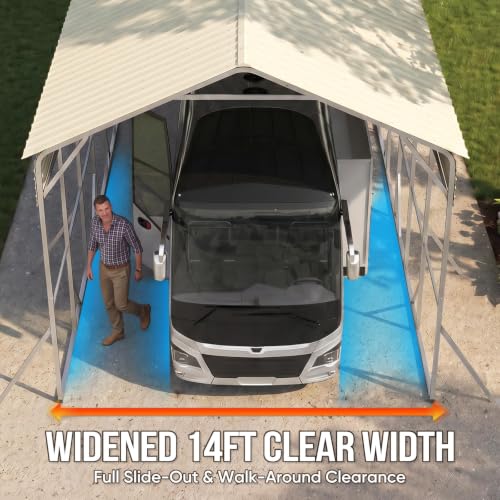 14x35x15 FT RV Metal Carport