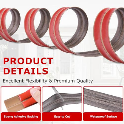 Wall Corner Protector Peel and Stick Corner Trim Molding (10 Foot)
