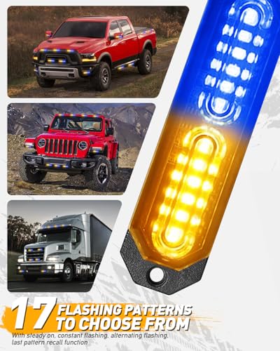 1200T Emergency Strobe Grille Lights (8 Count)