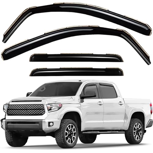 Window Deflectors Smoke Tinted in