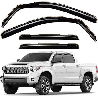Window Deflectors Smoke Tinted in