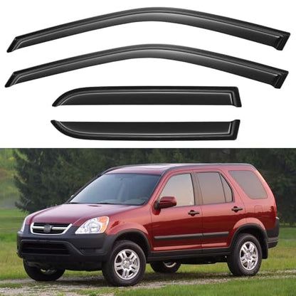 Window Visors Rain Guards for 2002 2003 2004 2005 2006 Honda CRV CR