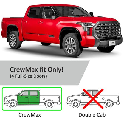 in Channel Extra Durable Rain Guards for Toyota Tundra 2022 (4 Count)