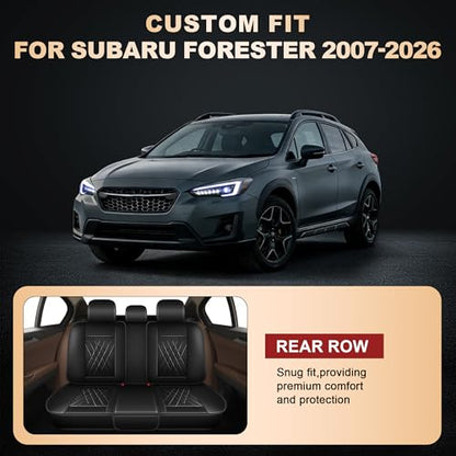 2 Front Car Seat Covers for Subaru Forester 2007