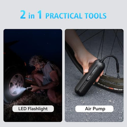 Portable Electric Tire Inflator Bike Pump