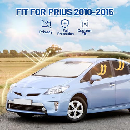Car Window Shades for Toyota Prius 2010 (11 Count)