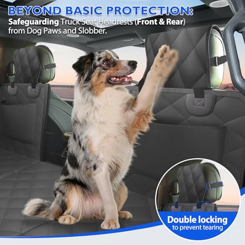 Truck Hard Bottom Dog Back Seat Extender Cover for F150