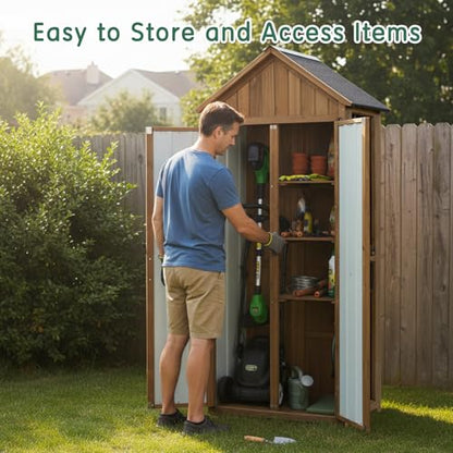 Outdoor Storage Cabinet with Shelf