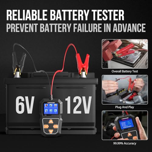 KW218 6V 12V Car Battery Tester 100