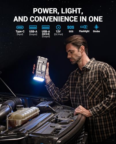 6000A Car Battery Jump Starter Portable