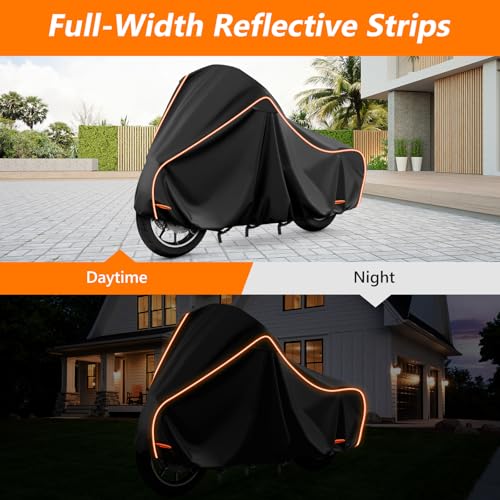 Motorcycle Cover for Harley Touring Models Road King 420D & Cotton Lining