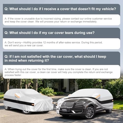 10 Layers SUV Car Cover Custom Fit for Lincoln Nautilus