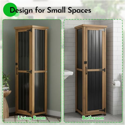 Tall Outdoor Storage Cabinet