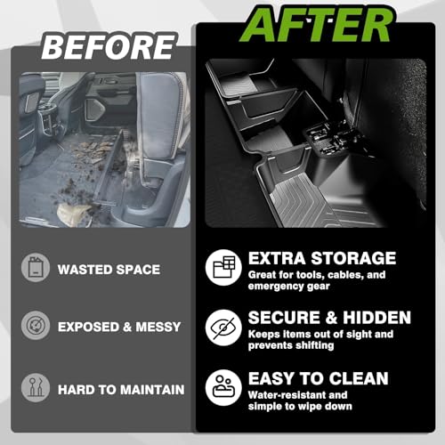 Under Seat Storage Box Fit for Dodge Ram 1500 2026 2025