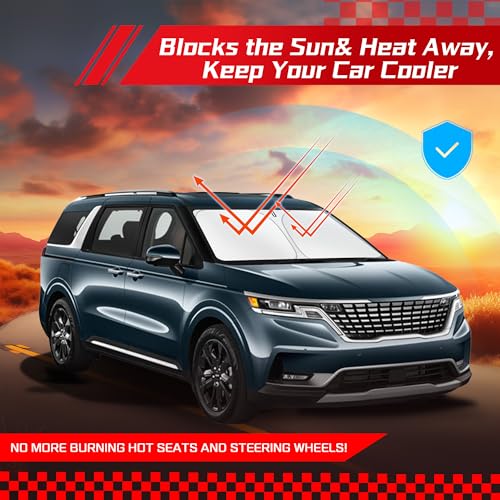 Windshield Sun Shade for Kia Carnival 2022