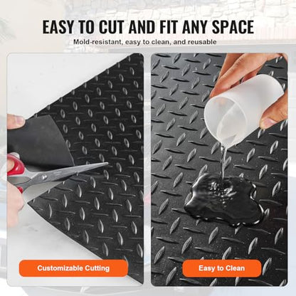 Diamond Plate Rubber Flooring Roll