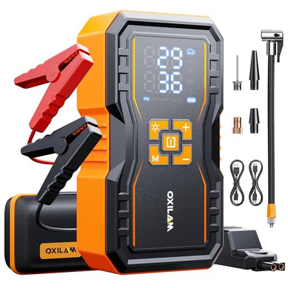 7000A Jump Starter with Air Compressor 160 PSI for All Gas