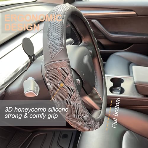 Great Grip Steering Wheel Cover for Tesla Model Y