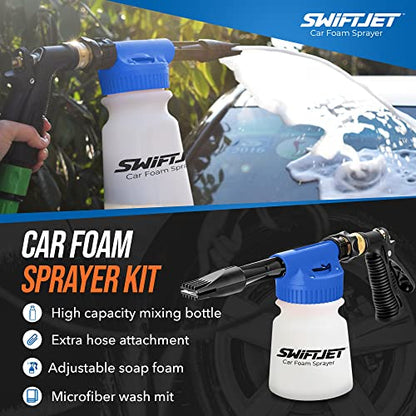 Car Wash Foam Gun + Wash Mitt