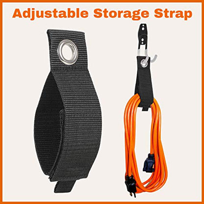 Garage Hooks with Bike Hook & Extension Cord Organizer