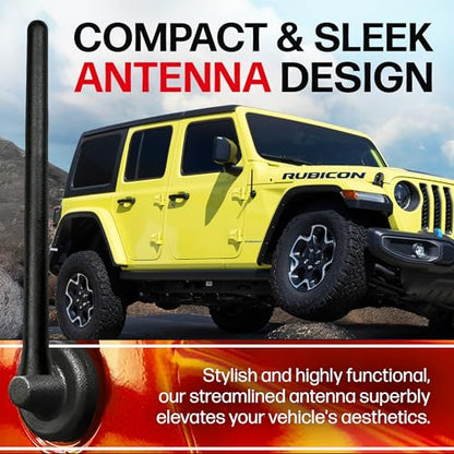 Short Rubber Antenna for Jeep Wrangler JK
