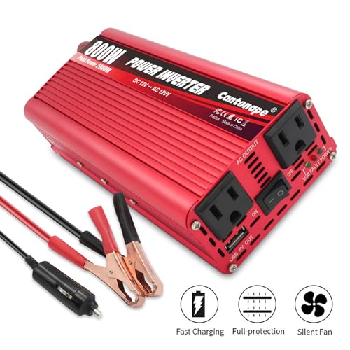 800 Watt Car Inverter DC 12V to 110V